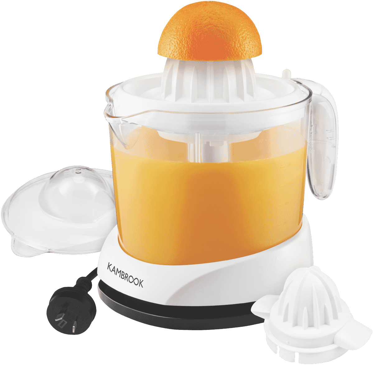 Kambrook KCP110WHT2JAN1 2 Cone Citrus Press at The Good Guys