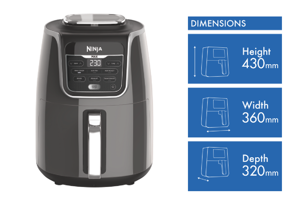 Ninja AF160 Airfryer Deluxe at The Good Guys