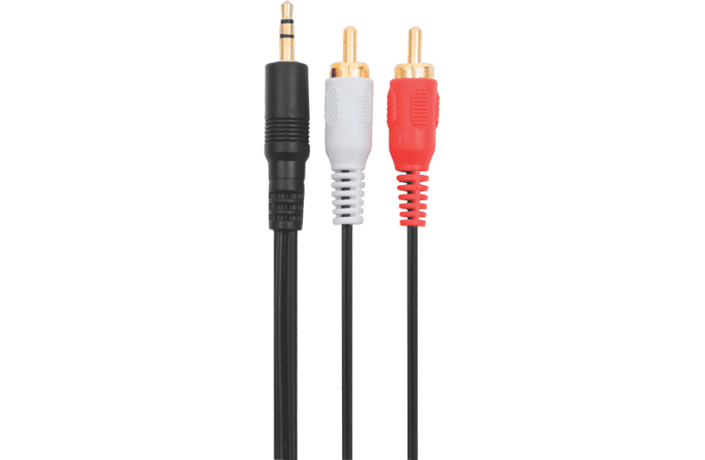 Linsar LSSAUR35 Stereo Audio Cable (RCA 3.5mm) 1.5m at The Good Guys