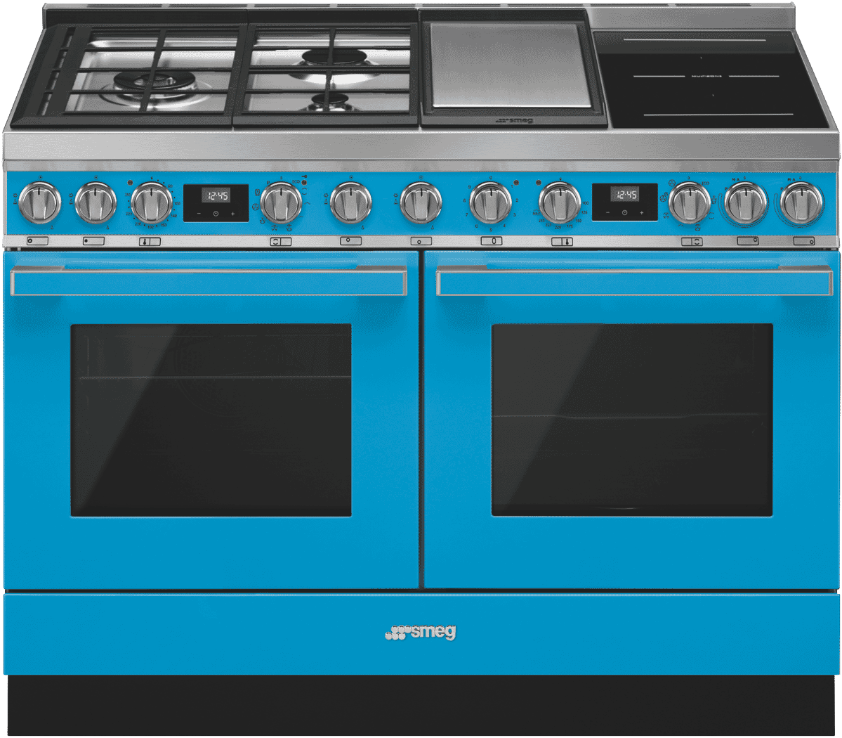 Smeg CPF120IGMPTA Portofino 120cm Dual Fuel Upright Cooker at The Good Guys