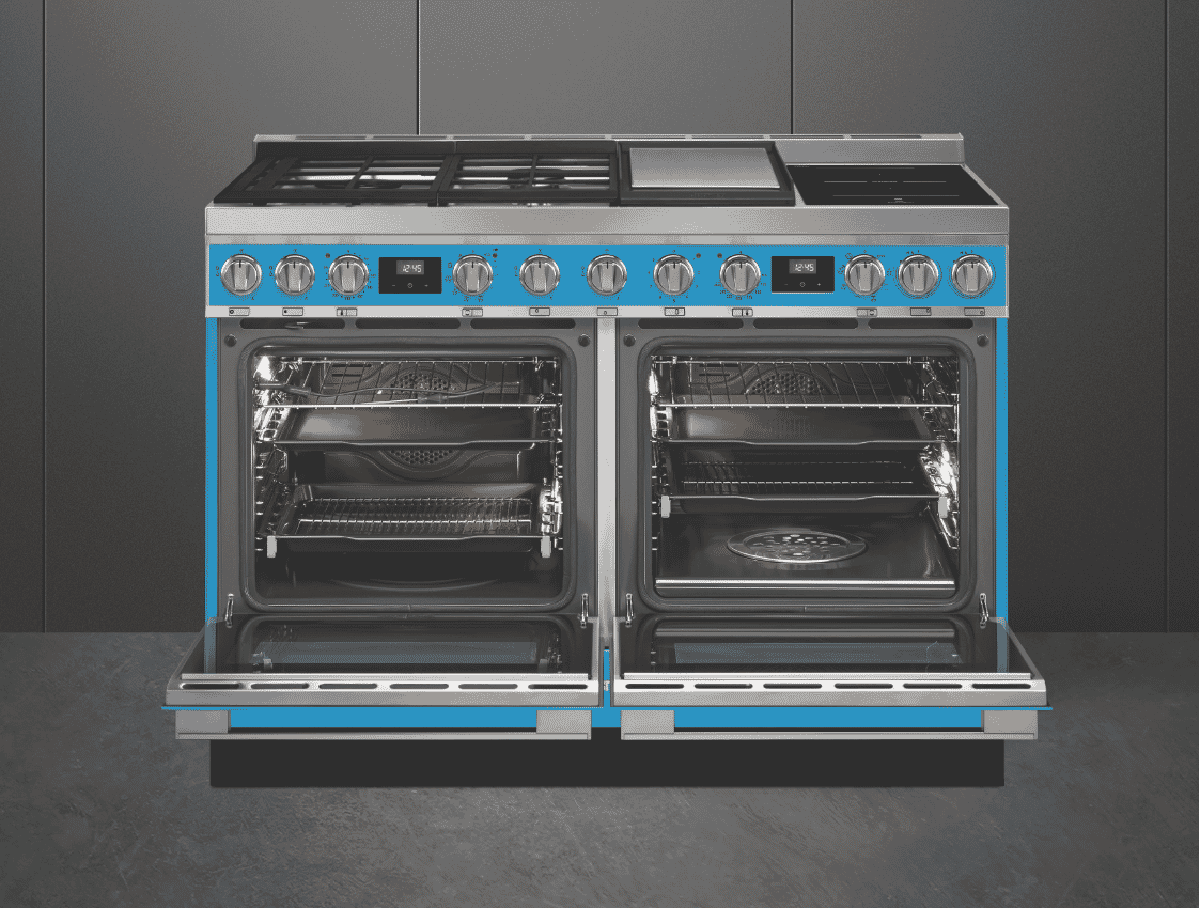 Smeg CPF120IGMPTA Portofino 120cm Dual Fuel Upright Cooker at The Good Guys