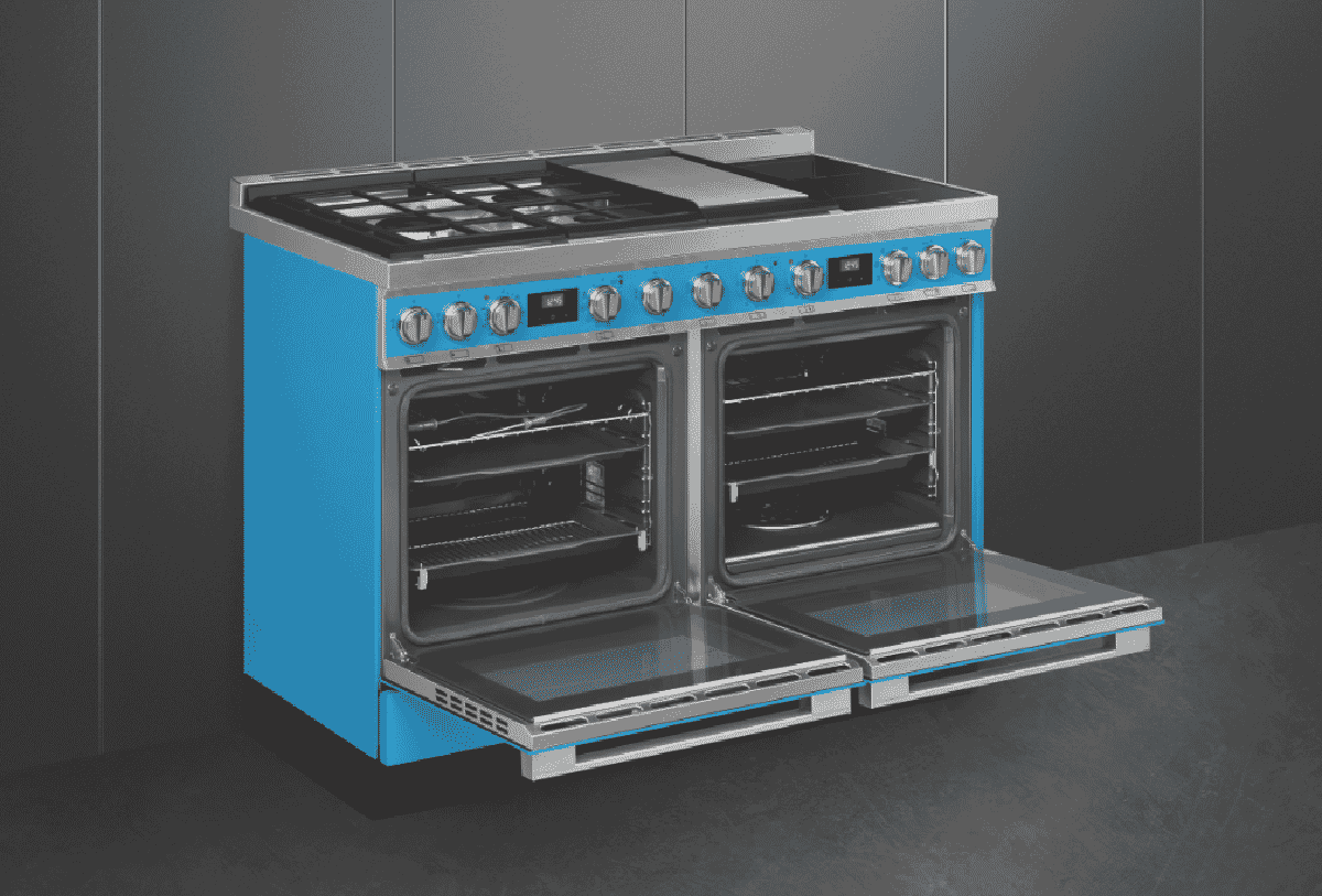 Smeg CPF120IGMPTA Portofino 120cm Dual Fuel Upright Cooker at The Good Guys