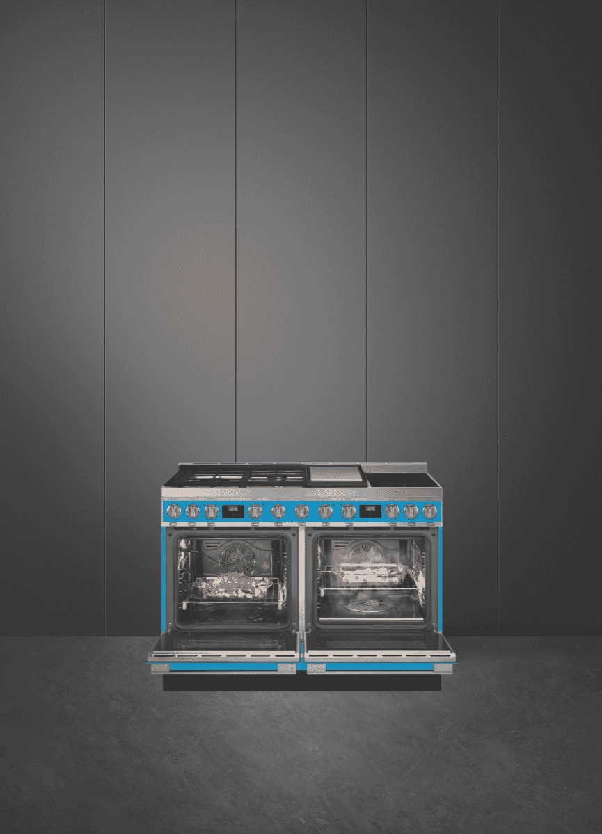 Smeg CPF120IGMPTA Portofino 120cm Dual Fuel Upright Cooker at The Good Guys