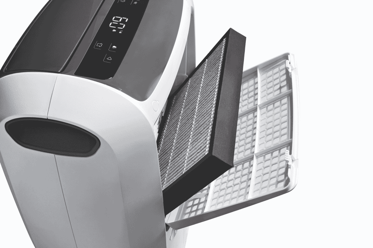 DeLonghi DDSX220WF 21L Tasciugo Aria Dry Dehumidifier at The Good Guys