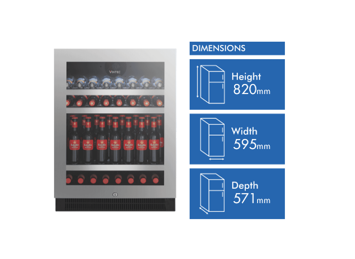 Vintec 100 Bottle Beverage Centre