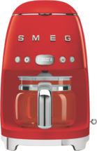 Smeg MFF01RDUS 50's Retro Style Aesthetic Milk Frother, Red.