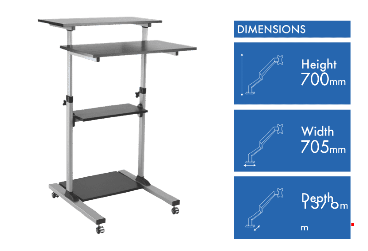 Ergovida EMC-01 Mobile Workstation