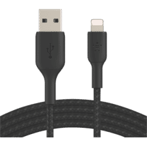 Belkin2m Braided Lightning USB-A Cable Black50072081