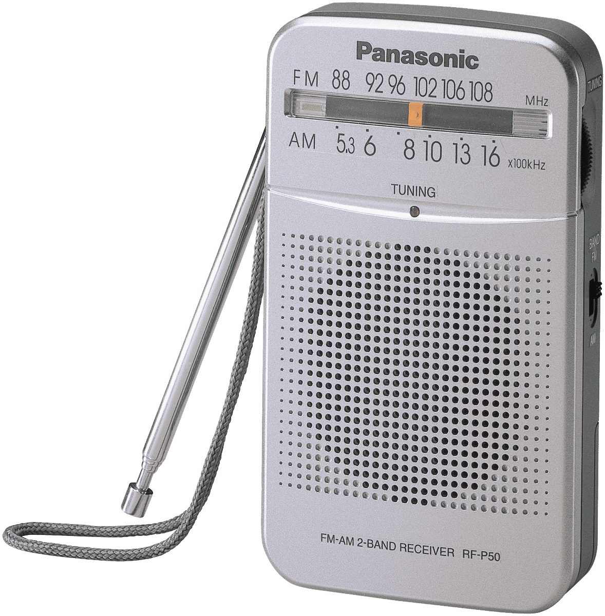 Panasonic RF-P50DGC-S AM/FM Handheld Pocket Radio at The Good Guys