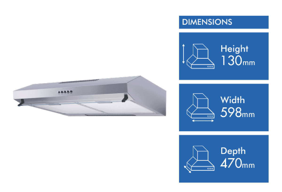 Haier 60cm Fixed Rangehood