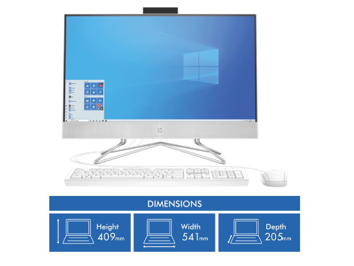 HP 23.8' 8GB 512GB SSD AIO