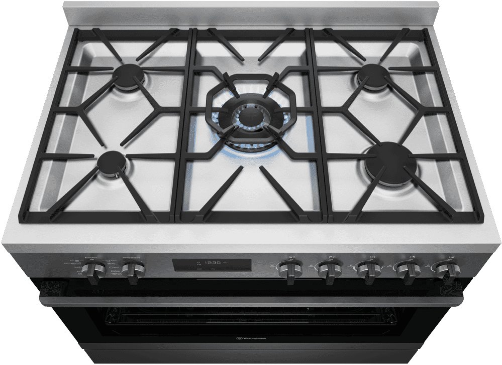 Westinghouse WFEP917DSD 90cm Dual Fuel Pyrolytic Upright Cooker at The