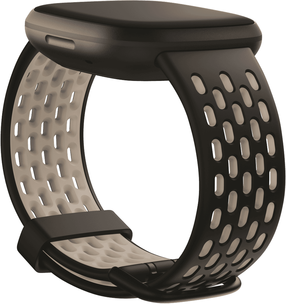 Fitbit 4973194 Versa 3/Sense Sport Band Small Blk/White at The Good Guys