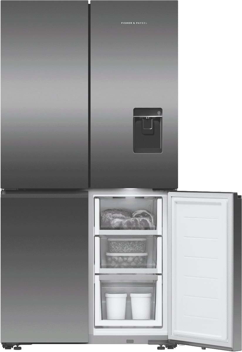 Fisher & Paykel RF605QNUVB1 605L Quad Door Refrigerator at The Good Guys