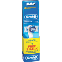 Oral BPrecision Clean Cross Action Brush Heads50072831