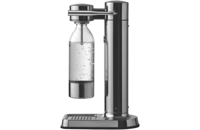 SodaStream Aarke Carbonator III + Double Gas Cylinder Bundle – Steel