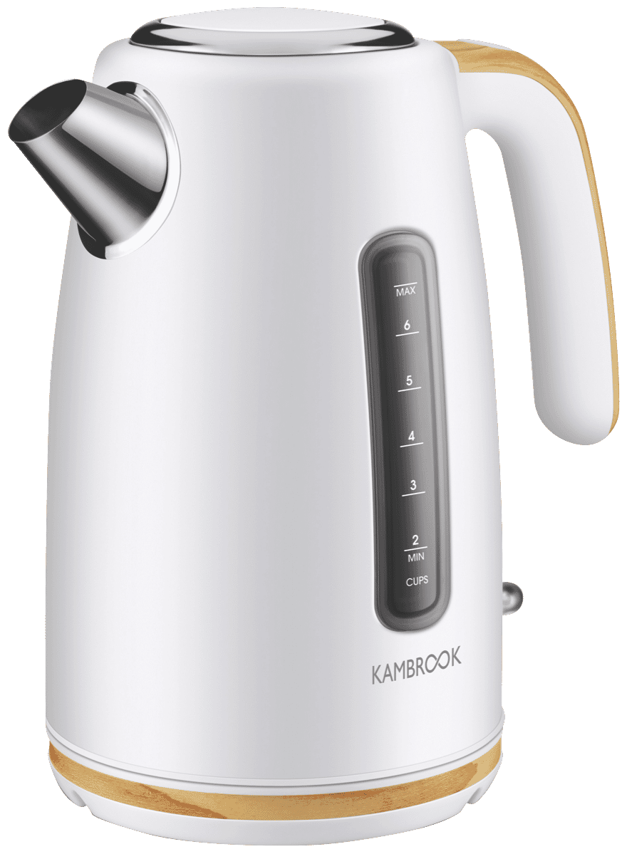 Kambrook KKE690MTW2JAN1 Scandi Chic 1.7 Litre Kettle White at The