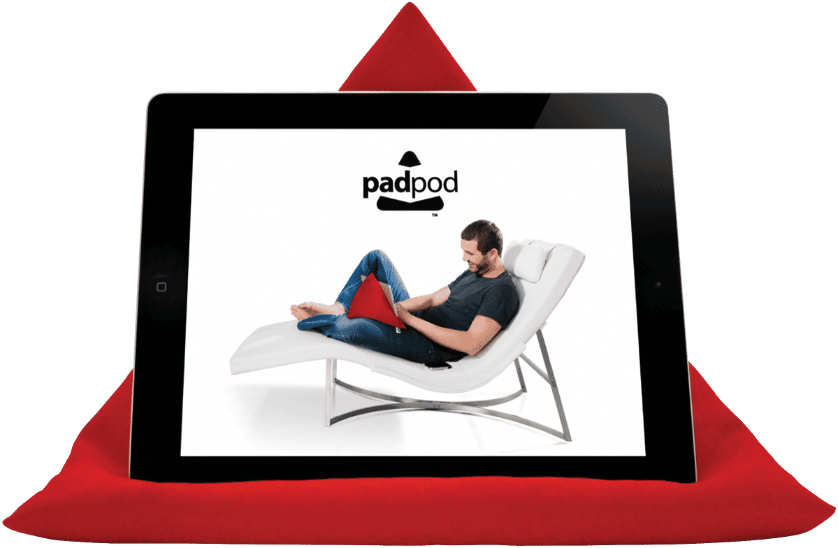 PadPod MultiUse Tablet Stand (Red)