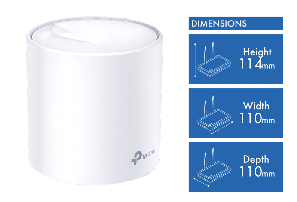 TP-LINK AX1800 Whole Home Mesh Wi-Fi Router