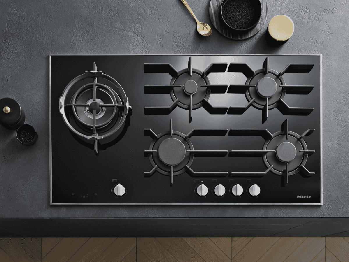 Miele KM 30541 94cm Gas on Glass Cooktop at The Good Guys