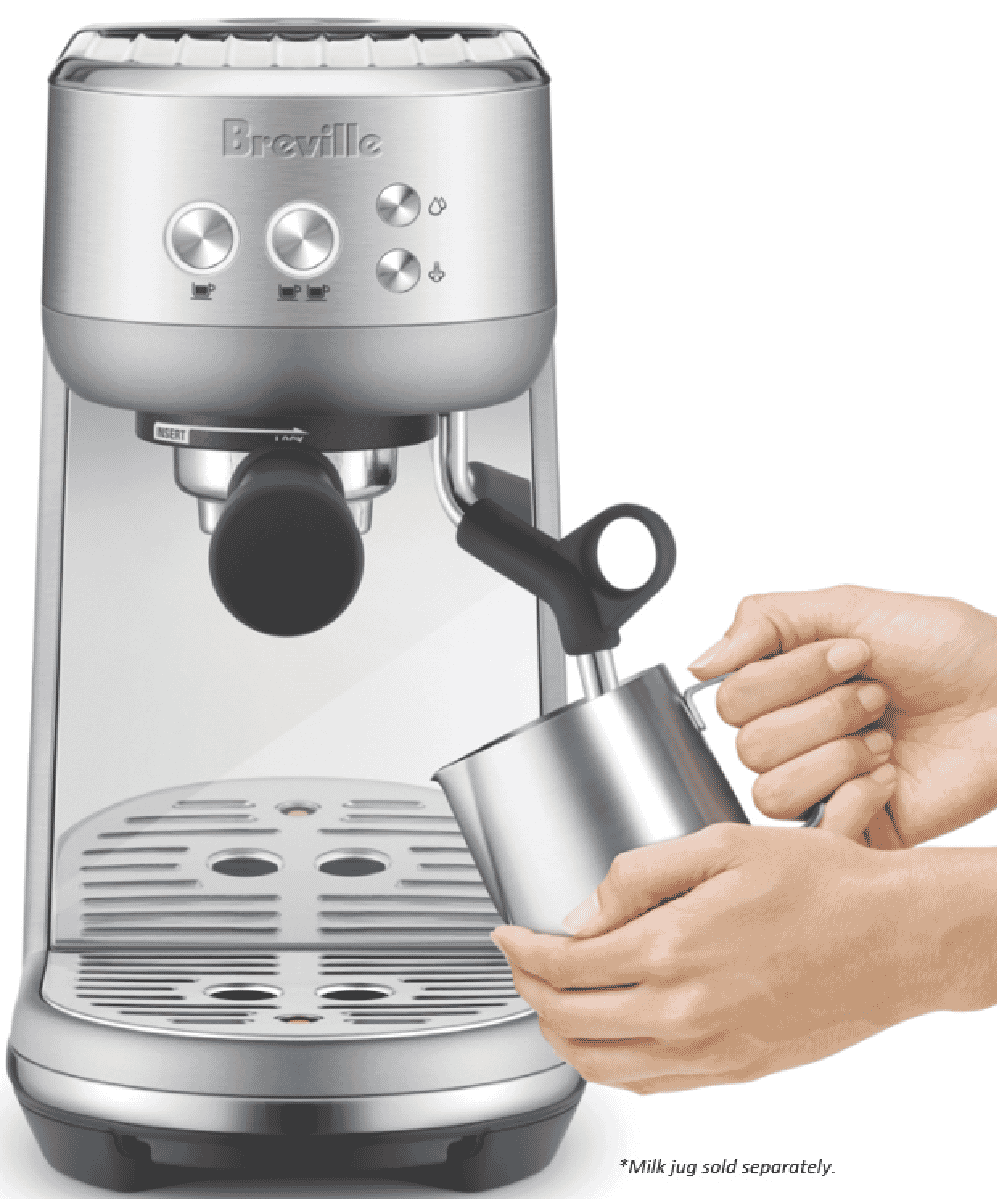 Breville BES450BSS the Bambino at The Good Guys