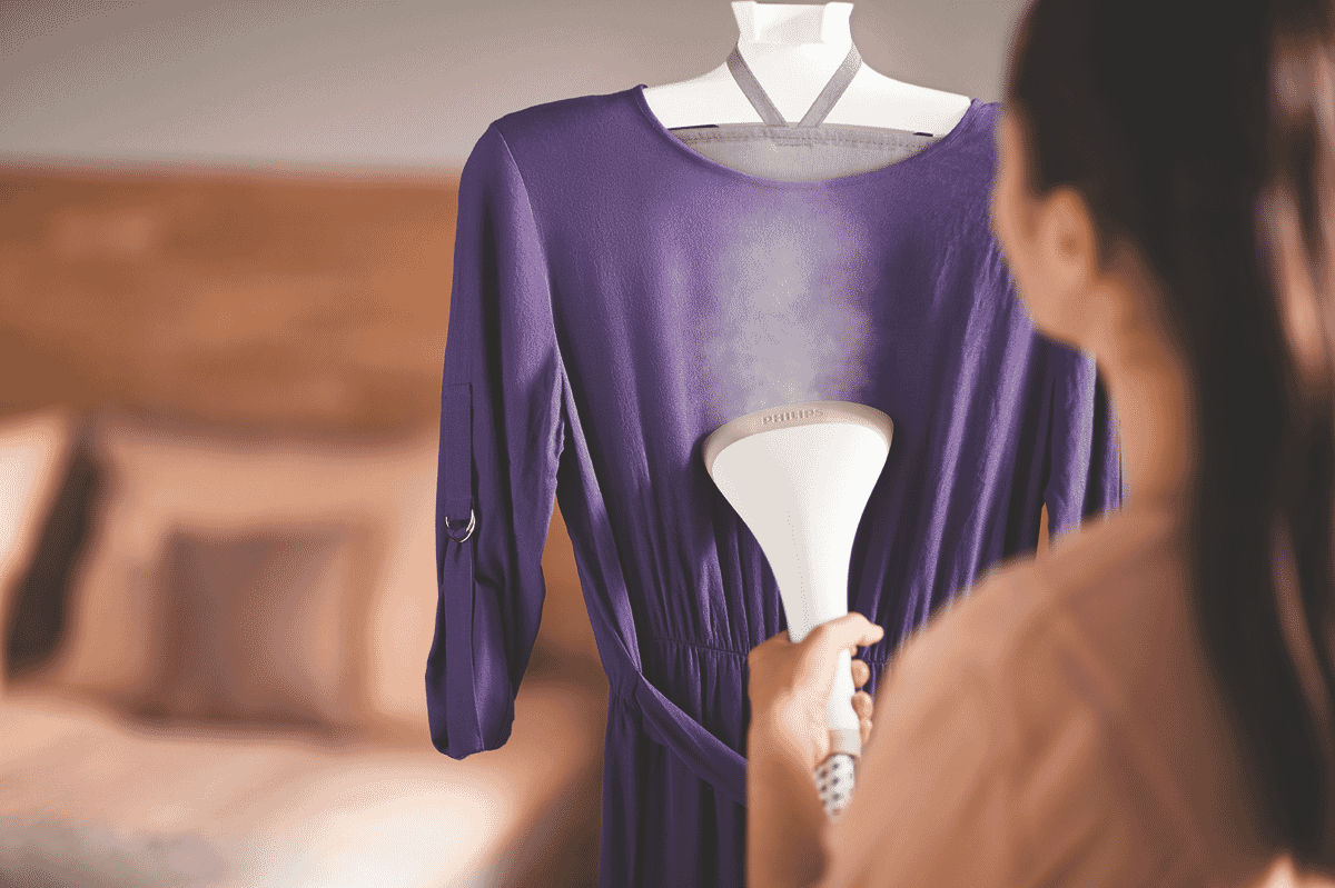 Philips GC488/60 Easy Touch Garment Steamer at The Good Guys