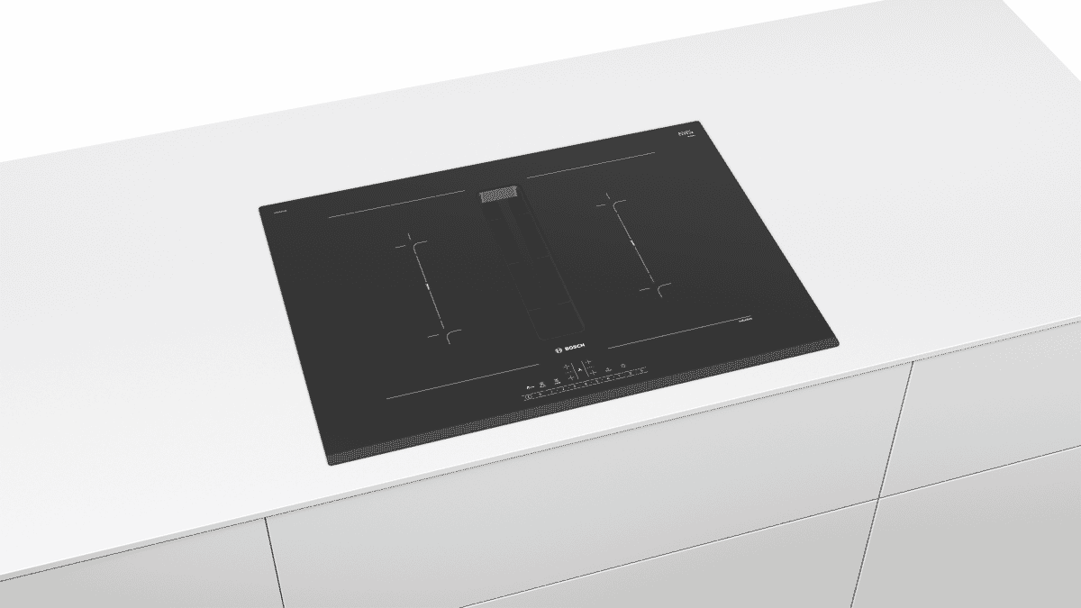 Bosch PVQ731F15E 70cm Induction Cooktop with Ventilation at The Good Guys