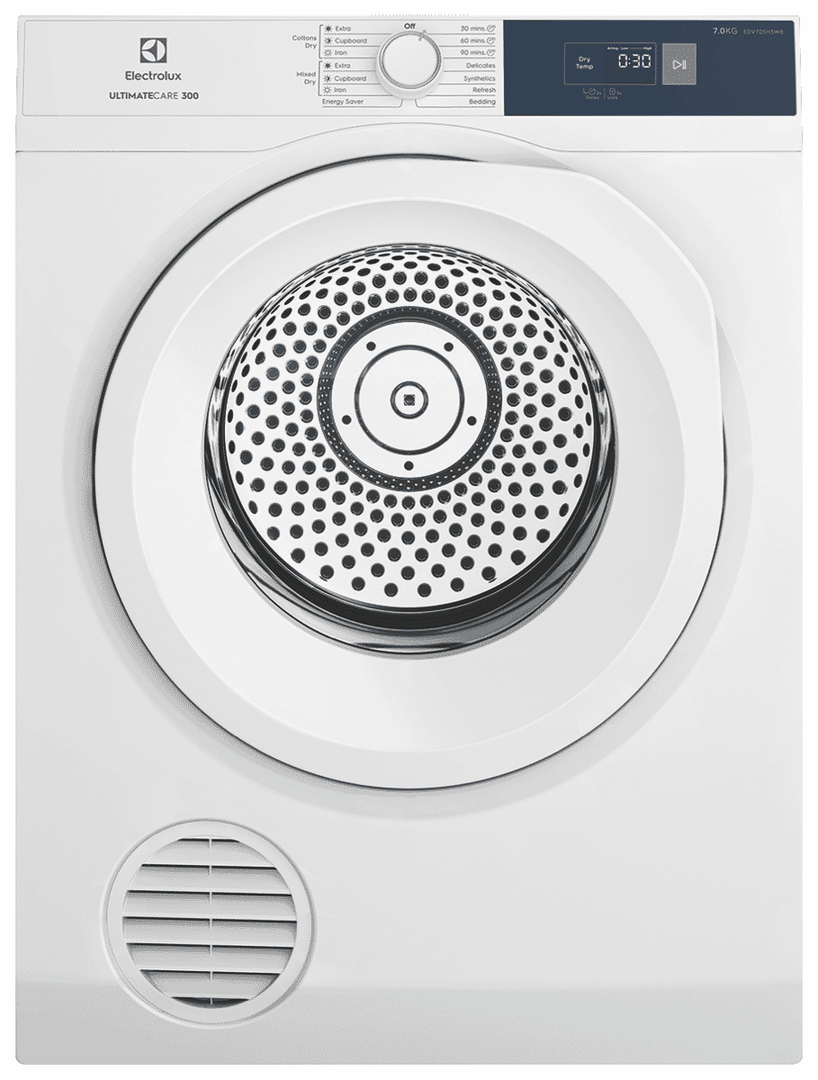 Electrolux EDV705H3WB 7kg Sensor Dryer at The Good Guys