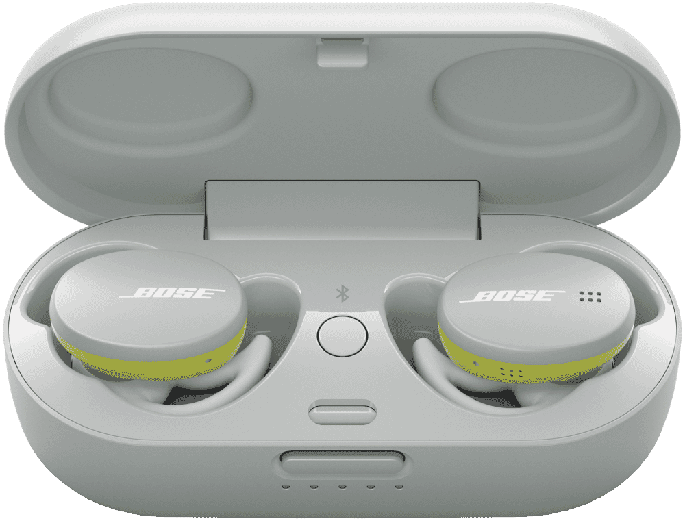 sport earbuds glacier white
