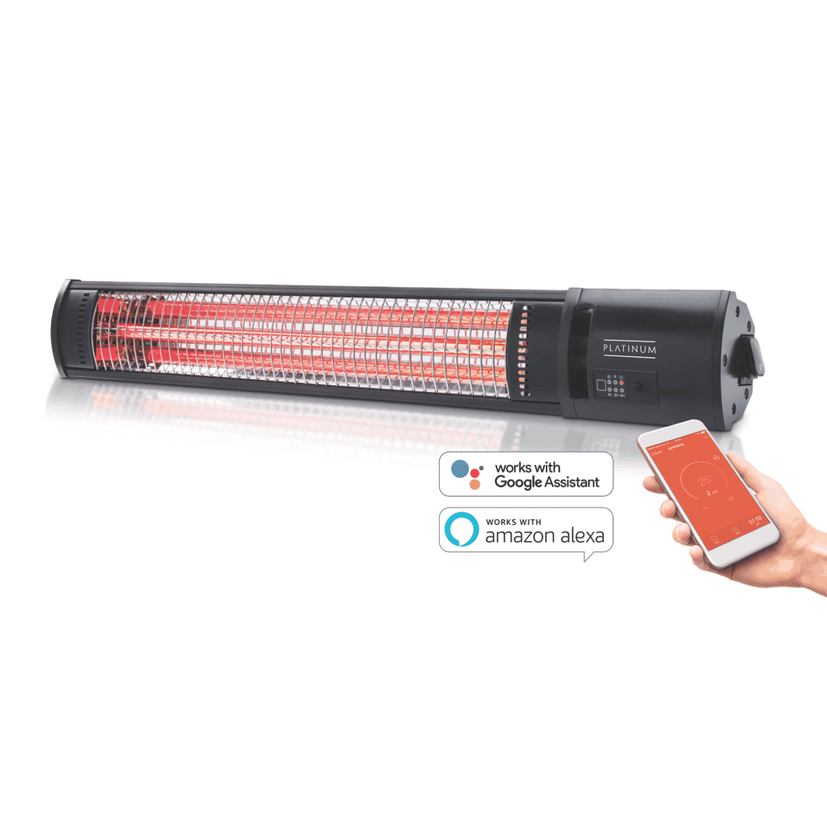 Goldair GEOR300 2000W Outdoor Radiant Heater with Wi-Fi at The Good Guys