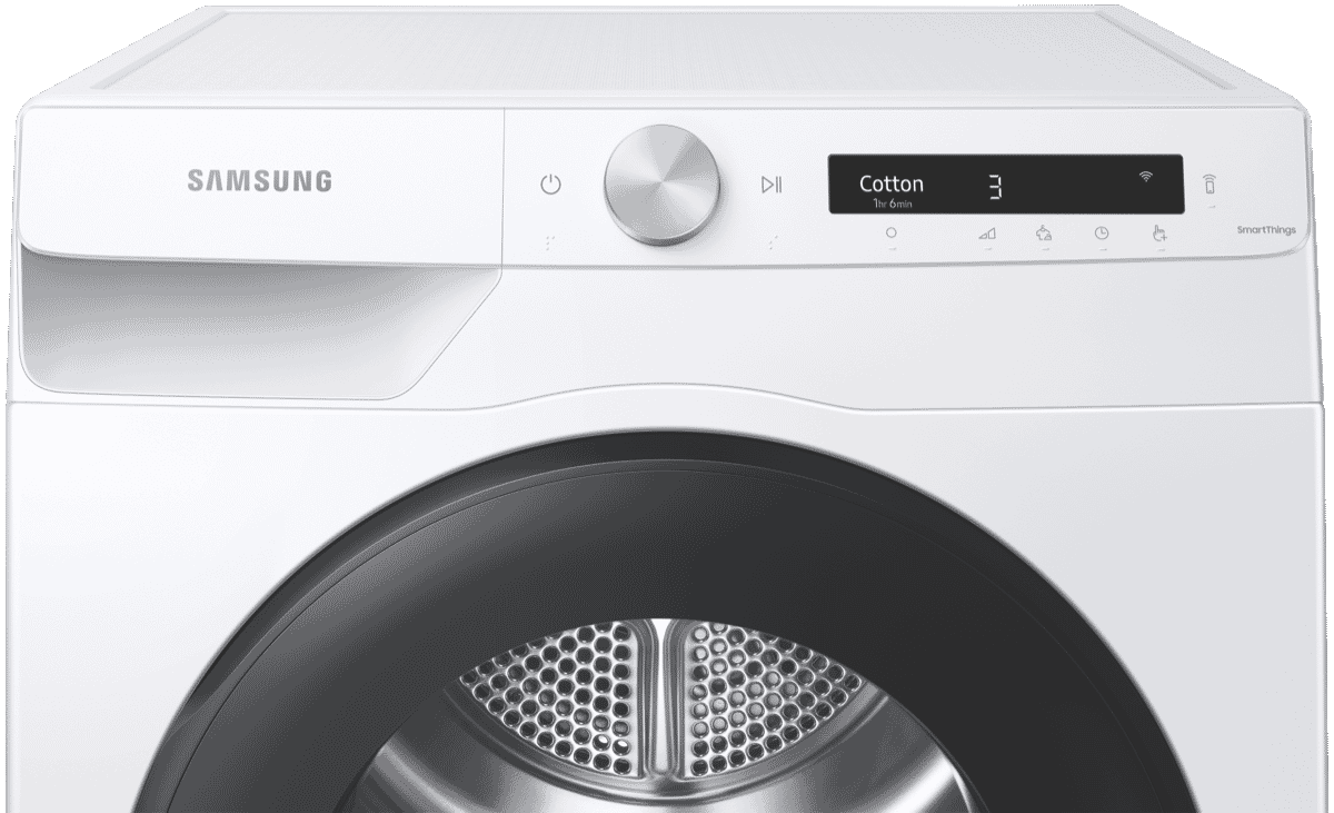 Samsung DV80T5420AW 8kg Heat Pump Dryer At The Good Guys