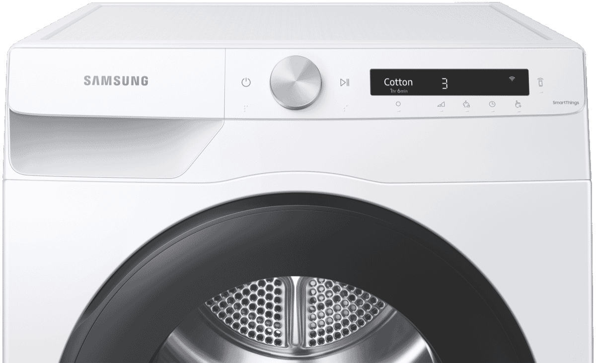 Samsung DV80T5420AW 8kg Heat Pump Dryer at The Good Guys