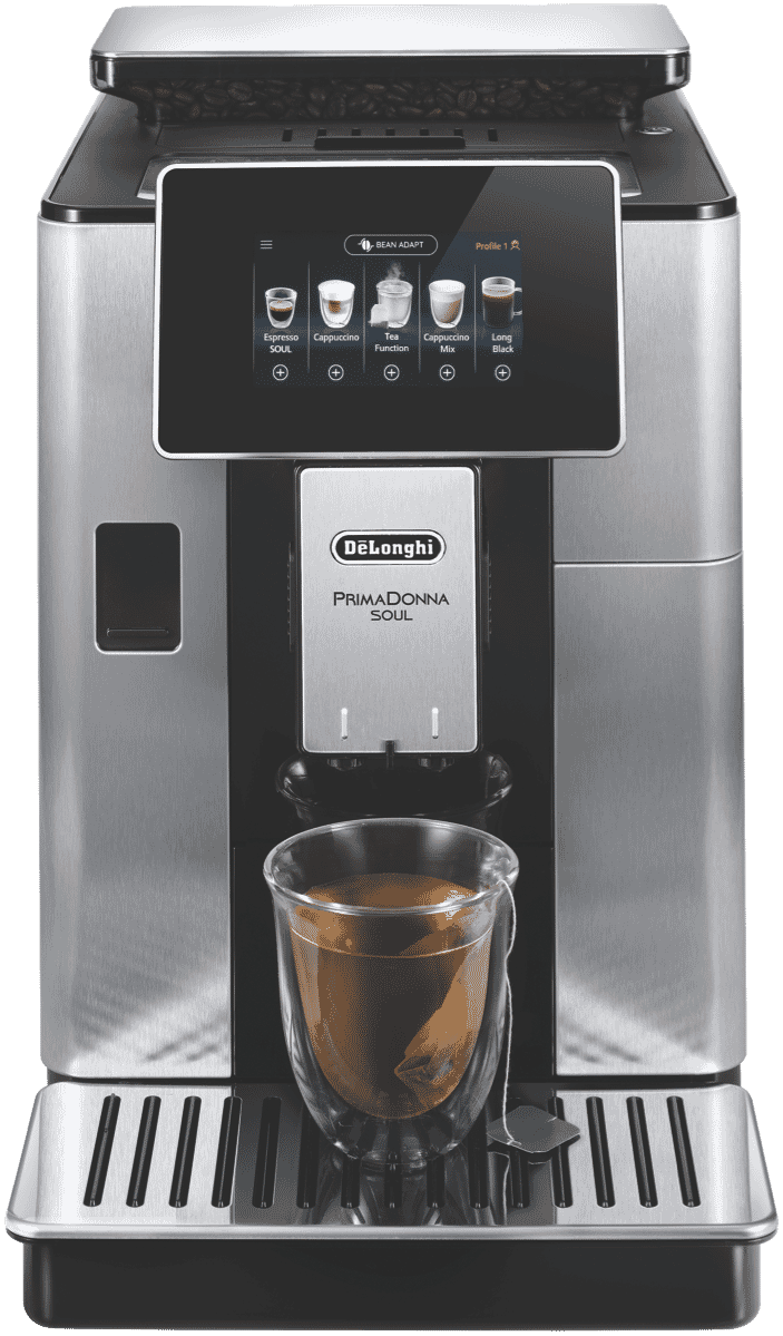 DeLonghi ECAM61075MB PrimaDonna Soul Automatic Coffee Machine at The Good Guys