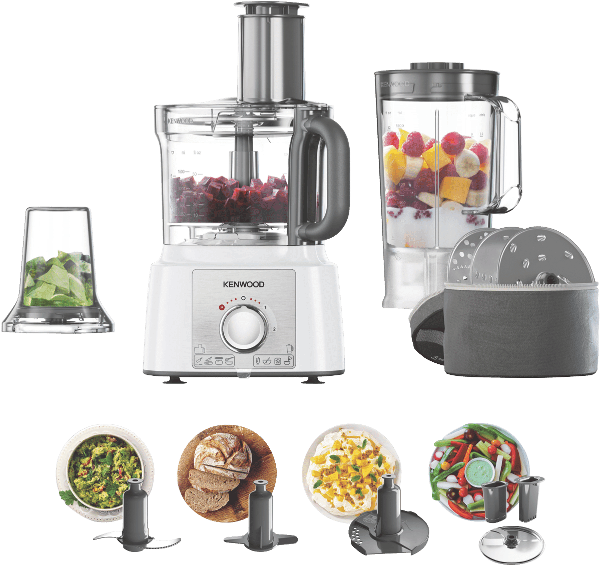 Kenwood MultiPro Express Food Processor FDP65740WH