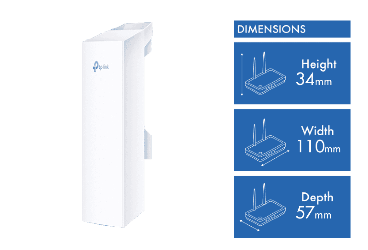 TP-LINK Pharos 5GHz 300Mbps 13dBi Outdoor CPE