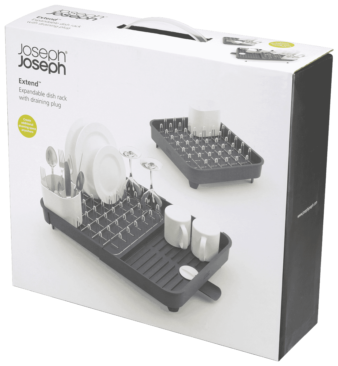 Joseph Joseph 85040 * Dishrack with adjustable sliding tray* Comes with