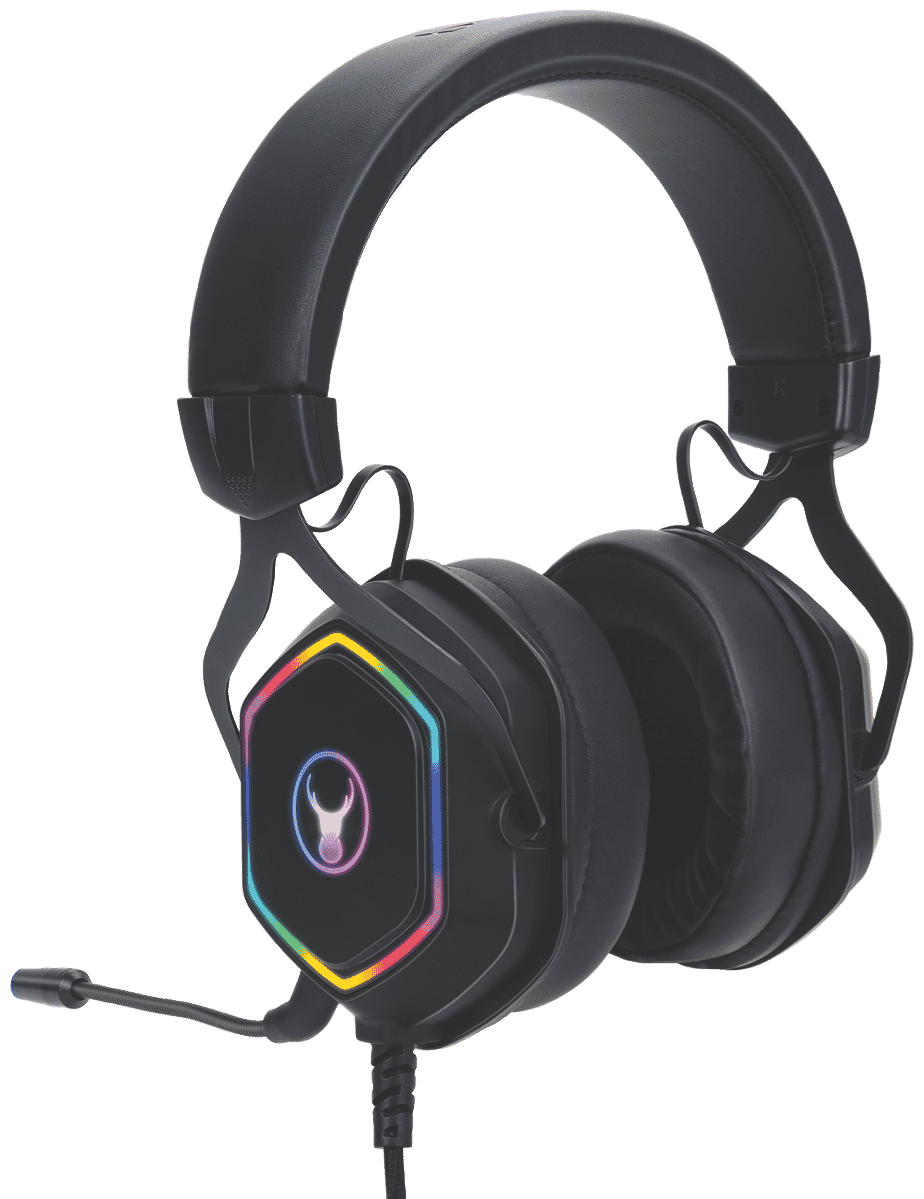 Bonelk GH-717 Gaming RGB Headphones 3.5mm (Black)`