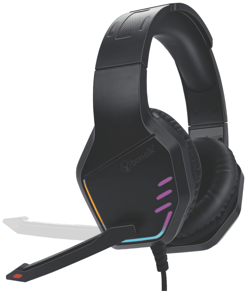 Bonelk GH-510 Gaming RGB Headphones 3.5mm (Black)
