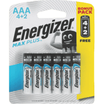 EnergizerMax Plus AAA Batteries 4+2 pack50074587