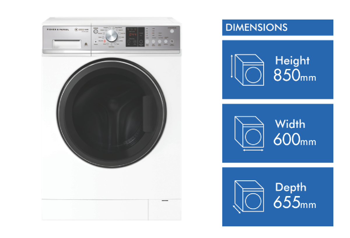 fisher & paykel 8.5 kg front load washer model wh8560p3