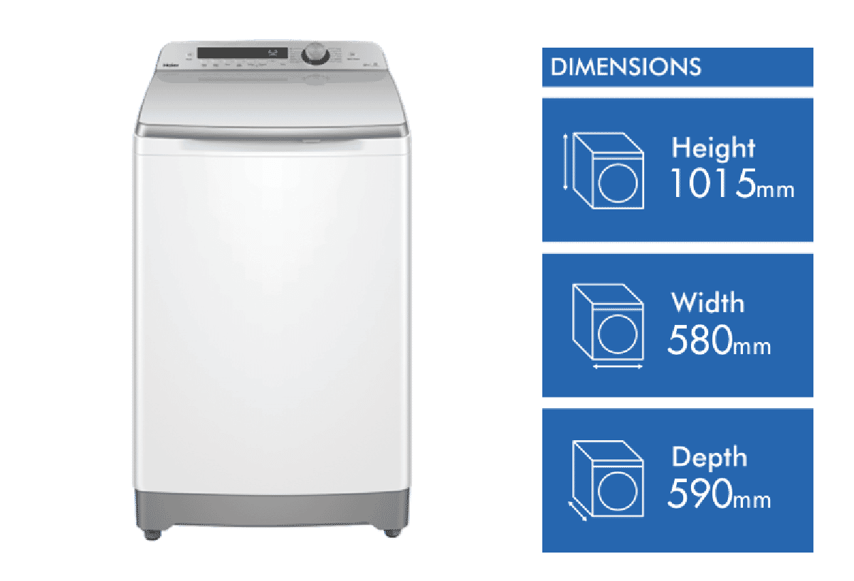 Haier HWT08AN1 8kg Top Load Washer at The Good Guys