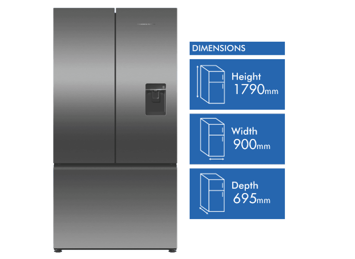 Fisher & Paykel 569L French Door Refrigerator
