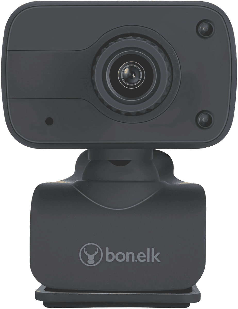 Bonelk USB Webcam Clip On - 1080p (Black)