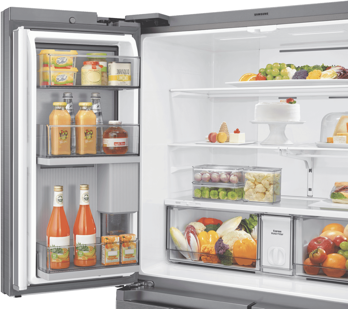 Samsung SRF7500SB 648L French Door Refrigerator at The Good Guys