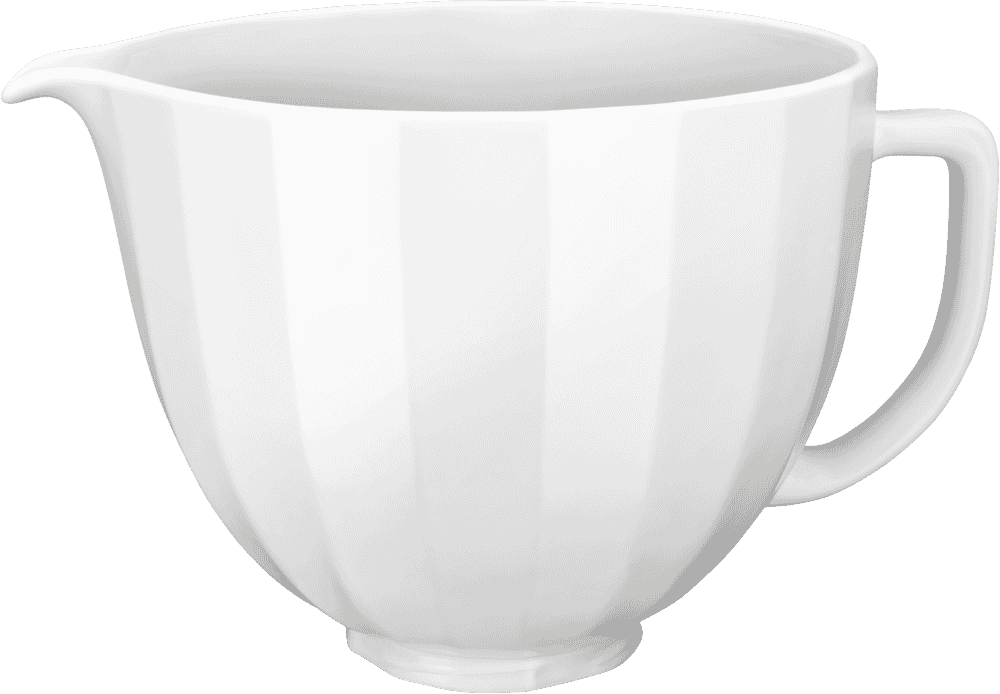 KitchenAid Ceramic Bowl for Stand Mixer White Shell