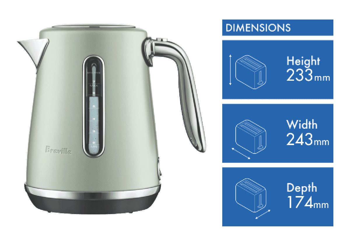 Breville The Soft Top Luxe Pistachio Sorbet Kettle