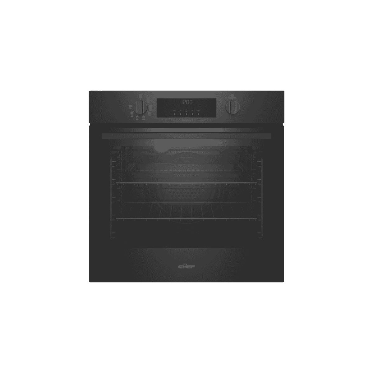 Chef CVEP614DB 60cm Pyrolytic Oven Black at The Good Guys