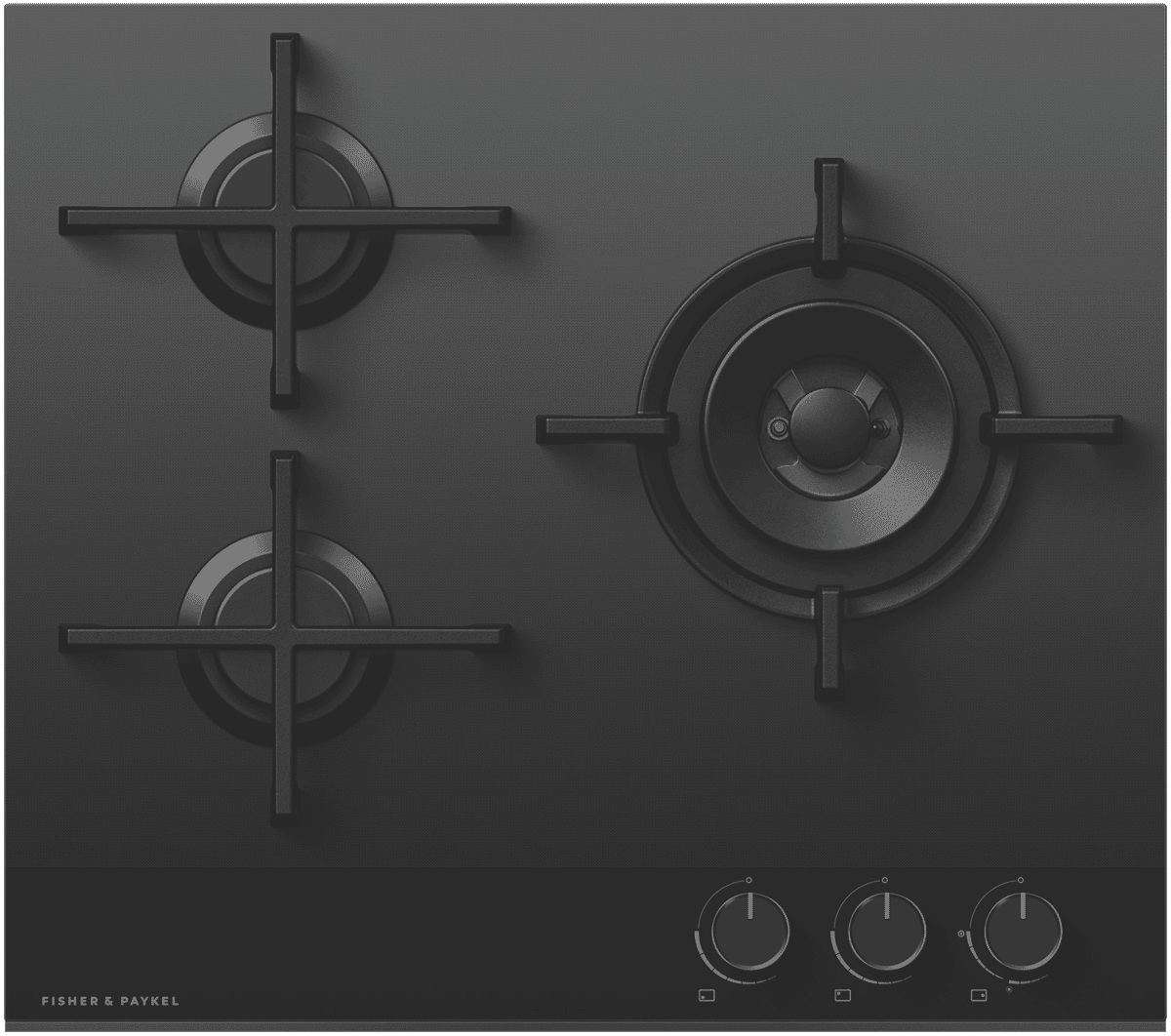 Fisher & Paykel 60cm Gas on Glass LPG Cooktop CG603DLPGB4