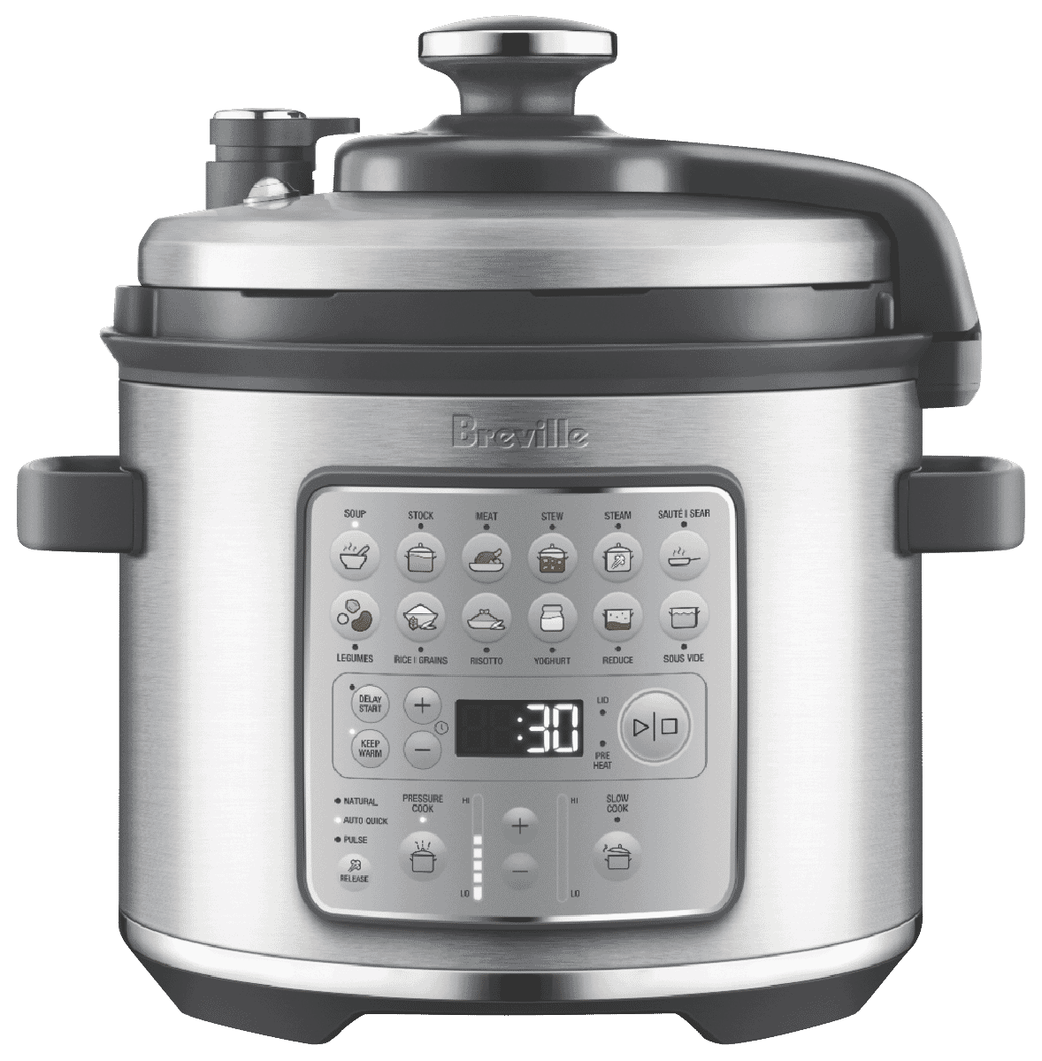 Breville BPR680BSS The Fast Slow Go Pressure Cooker at The Good Guys