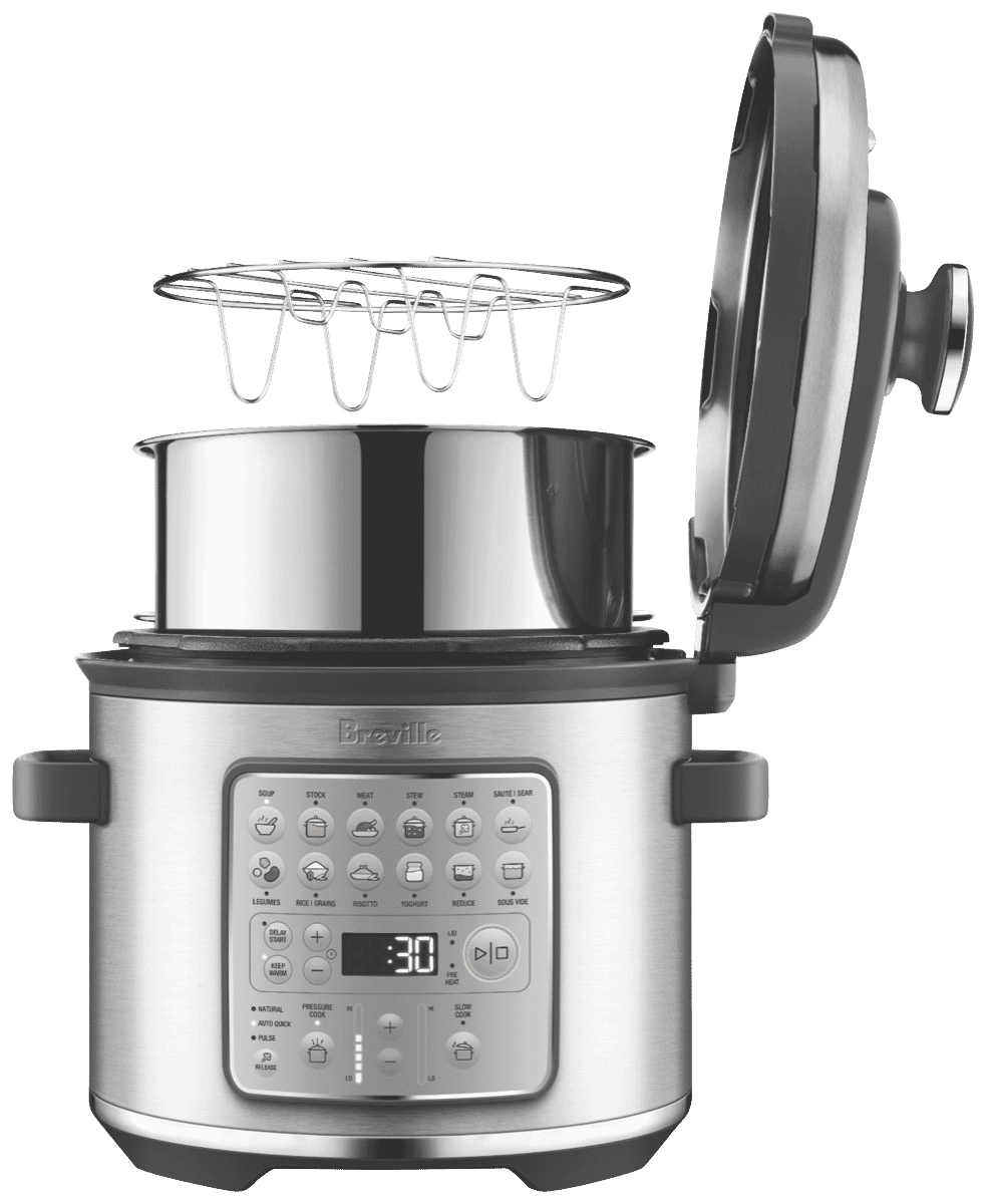 Breville BPR680BSS The Fast Slow Go Pressure Cooker at The Good Guys